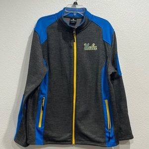 Colloseum Grey Blue Gold UCLA Full Zip Jacket Men SZ Large